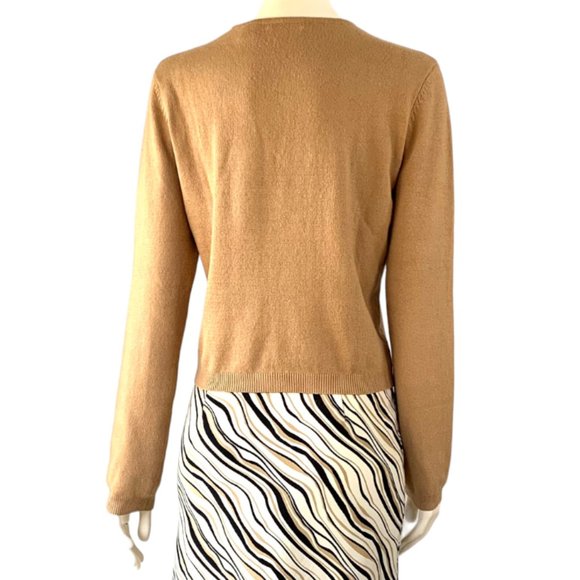 Moda International vintage silk & cashmere crewneck sweater - Picture 5 of 8